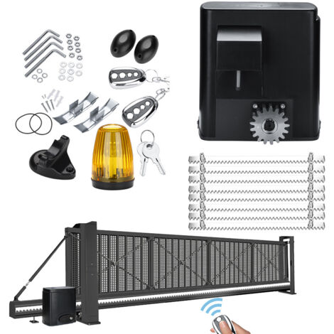Apriporta scorrevole + 2 telecomandi - Potenza nominale 280W .Peso massimo ammesso del cancello 600 kg