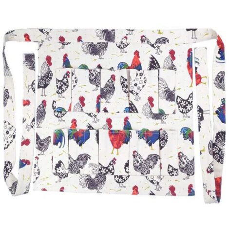 Apron, egg collecting apron, multi-pocket apron, egg-breakable apron, egg collecting apron with deep pockets, can hold chicken eggs, duck eggs and goose eggs, style 3
