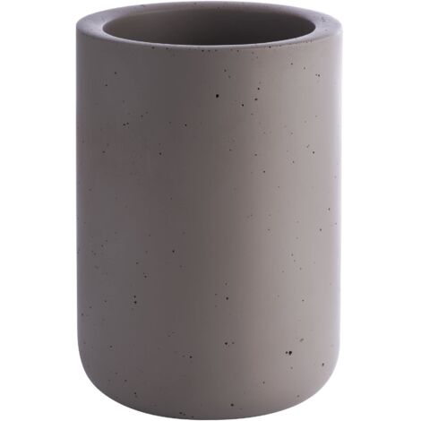 APS Element portabottiglie in Cemento - con Parte Inferiore Che Protegge i mobili - per Bottiglie da 0,7-1,5 Litri - Ø 12/10 cm, Altezza 19 cm, Grigio