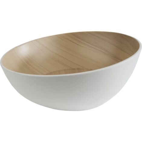 APS Frida ciotola effetto legno/bianco, capacità 1,60 litri, ø 250 mm