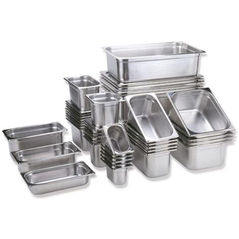 APS GN 2/3. Diverse Versioni, Acciaio Inox, 1,5 Liter, Tiefe: 20mm