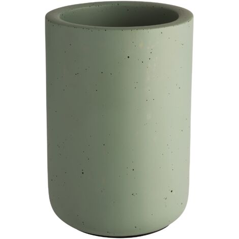 APS Refrigeratore per bottiglie ELEMENT in cemento – con fondo per mobili – per bottiglie da 0,7 – 1,5 litri – Ø 12/10 cm, altezza 19 cm, verde