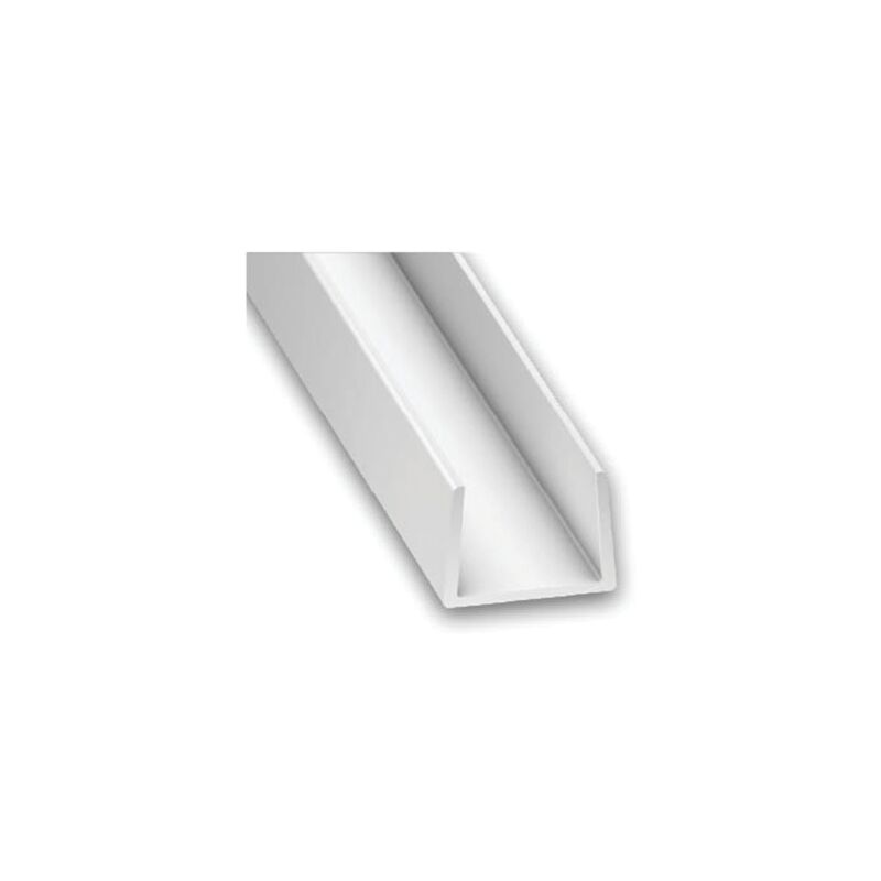 Nicoll - APU2B Perfil en forma de u - Para panel de fachada blanco - l. 2 m - APU2B