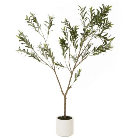 Apulia Olive Tree Pot 180 Cm - Plastic - Height 180 cm