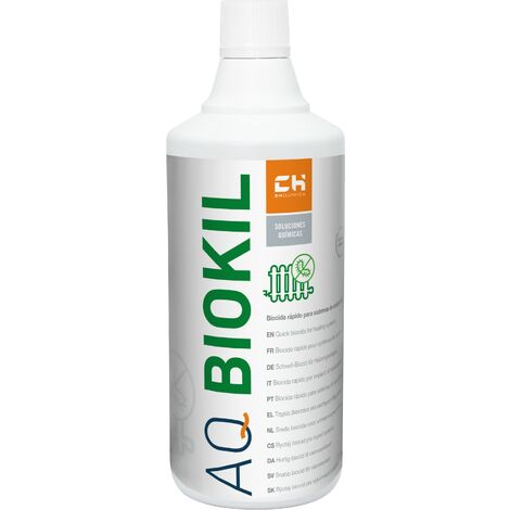 AQ BIOKIL Desincrustante antibacteriano para sistema de calefacción 1L