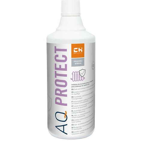 AQ PROTECT - Inhibidor de Incrustaciones y Corrosión para Circuitos Recirculantes 1 Litro  Bricoprofesional