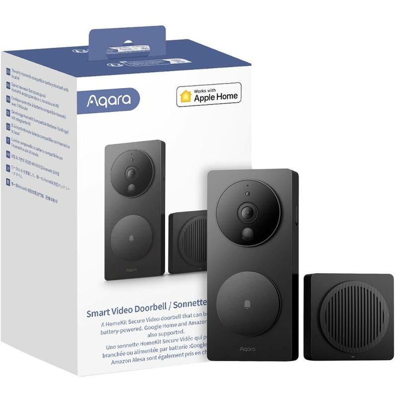 Image of Aqara - Videocitofono SVD-C03 Nero Apple HomeKit, Alexa, Google Home, ifttt