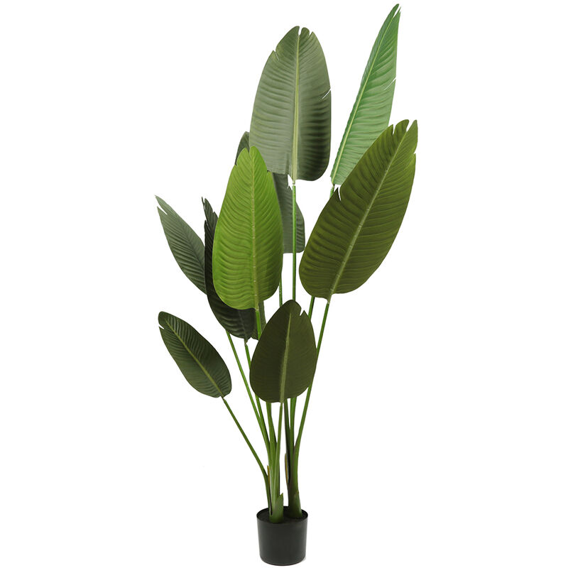 Aqrau - Plante artificielle avec pot Monstera 160cm ,pour Interieur ou Exterieur Decoration