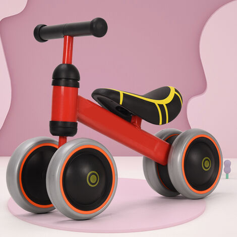 Draisienne Velo Bebe Velo Enfants 1 3 Ans Jouet D Equitation Pour Garcons Filles 10 36 Mois Trotteur Jeux Exterieur Premier Velo De Bebe Premier Cadeau D Anniversaire Rouge