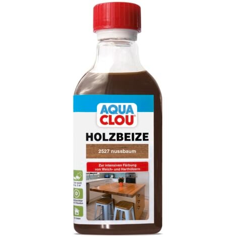 Aqua Clou Holzbeize 250 ml, nussbaum Beize Beizen Holz Innen