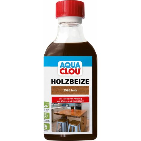 Aqua Clou Holzbeize 250 ml, teak Beize Beizen Holz Innen