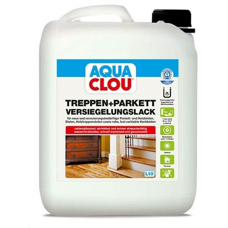 Aqua Clou Treppen- und Parkett Versiegelungslack 5,00 Ltr.