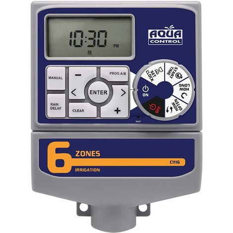 Aqua Control C1116 – Programmatore irrigazione, colore: grigio