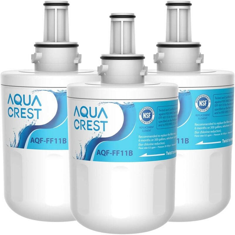 Aquacrest - aqua crest DA29-00003G Filtre à Eau, Remplacement pour Samsung Aqua Pure Plus DA29-00003G-lot de 3