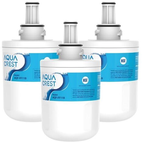 AQUA CREST DA29-00003G Filtre à Eau,Remplacement pour Samsung® Aqua Pure Plus DA29-00003G, DA29-00003B, DA29-00003A, DA97-06317A, DA61-00159A, HAFCU1/XAA, HAFIN2/EXP, APP100, Le Paquet Peut Varier (3)