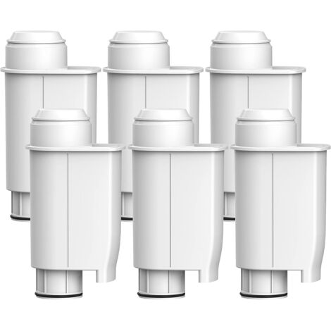 AQUA CREST Intenza+ Water Filter Replacement for Brita®, Philips®, CA6702/00, Coffee Water Filter, Gaggia® Mavea®, Reduces PFAS, PFOA/PFOS (Pack of 6)