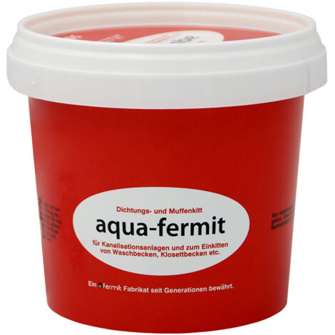Aqua Fermit - Dichtungs- und Muffenkitt zähelastisch- 500 g Dose