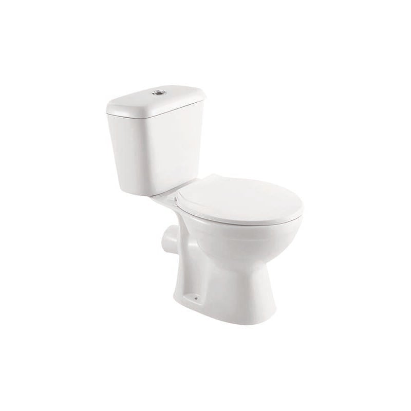Pack wc eco sans bride Sortie Horizontale - H72xl35x65,8cm - céramique blanche