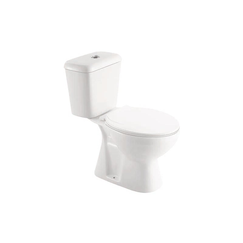 Pack wc eco sans bride Sortie Verticale - H72xl35x65,8cm - céramique blanche