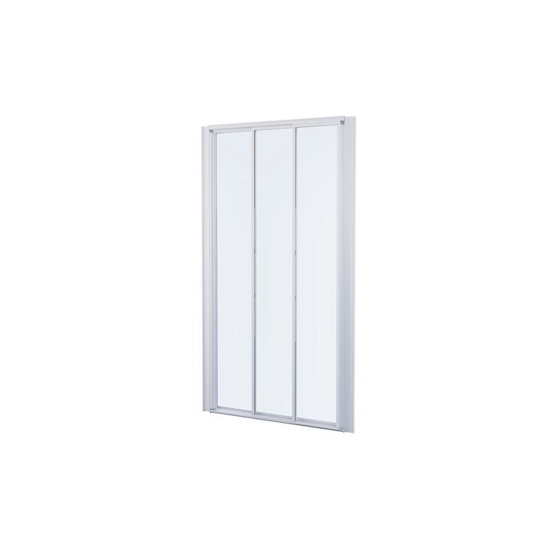 Ondee - Façade missi - Coulissante 3V - Finition Blanc - 90x185cm