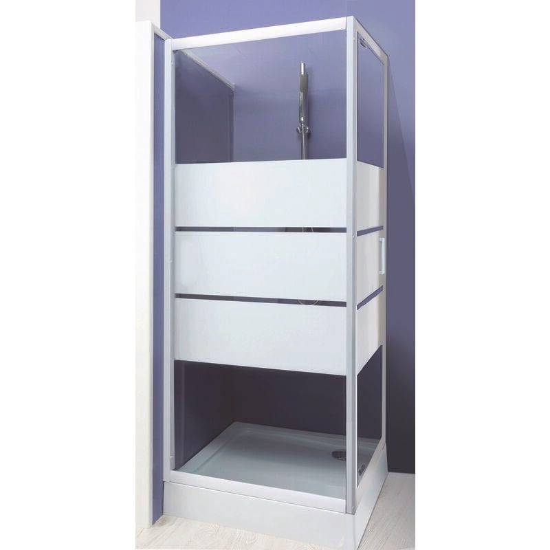 Ondee - Façade missi - Retour fixe - Finition Blanc - 90x185cm