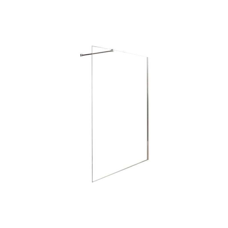 Ondee - Paroi de douche italienne - Verre trempé 8mm - Transparent - 140x200cm