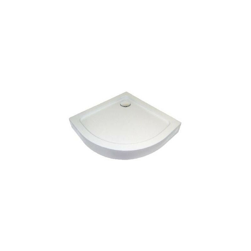 Ondée - Receveur de douche acrylique quart de cercle 90x90x3 cm - ACRYL1/4CERCLE90