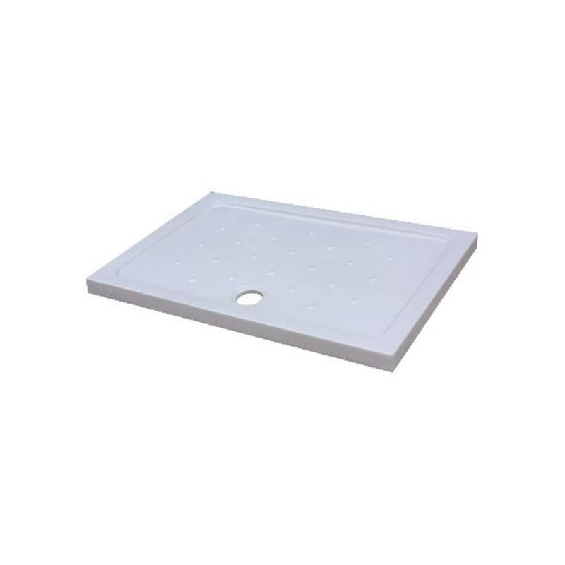 Ondée - Receveur de douche grès extra-plat 80x100x6,5 cm - GRES80x100