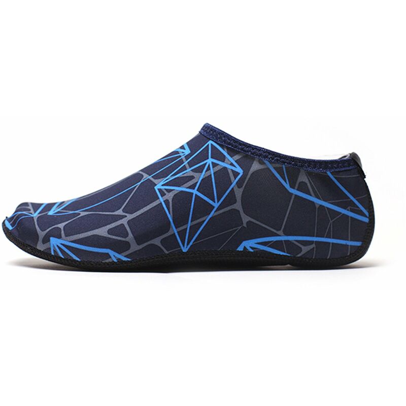 

Aqua Socks Calcetines de buceo descalzos Zapatos para playa al aire libre Natacion Surf Snorkeling Buceo con escafandra,Azul, M