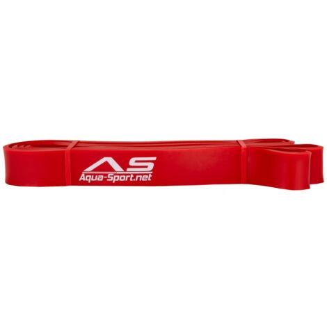 AQUA-SPORT POWERSTRECH SUPERBAND ROJO LADRILLO 2080x4,5x29mm RESISTENCIA 13-35kg AS2080