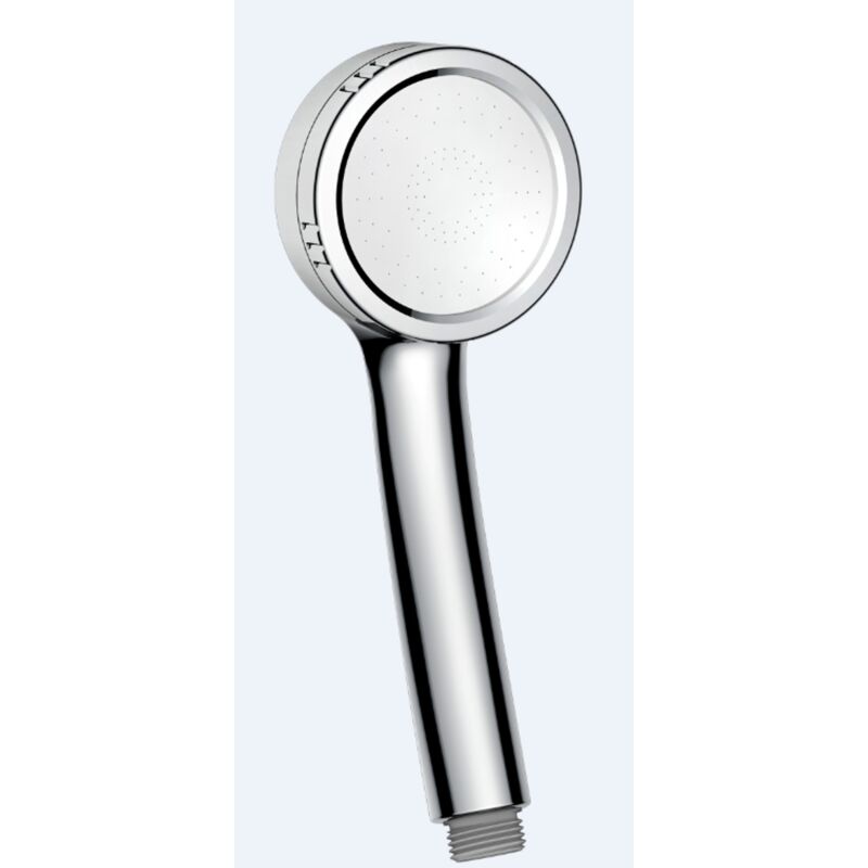 

Ducha de mano, Aquavive SALSO - 1 Posición de chorro - Universal - Diseño moderno - Función fácil de limpiar - Chrome - Metal chrome