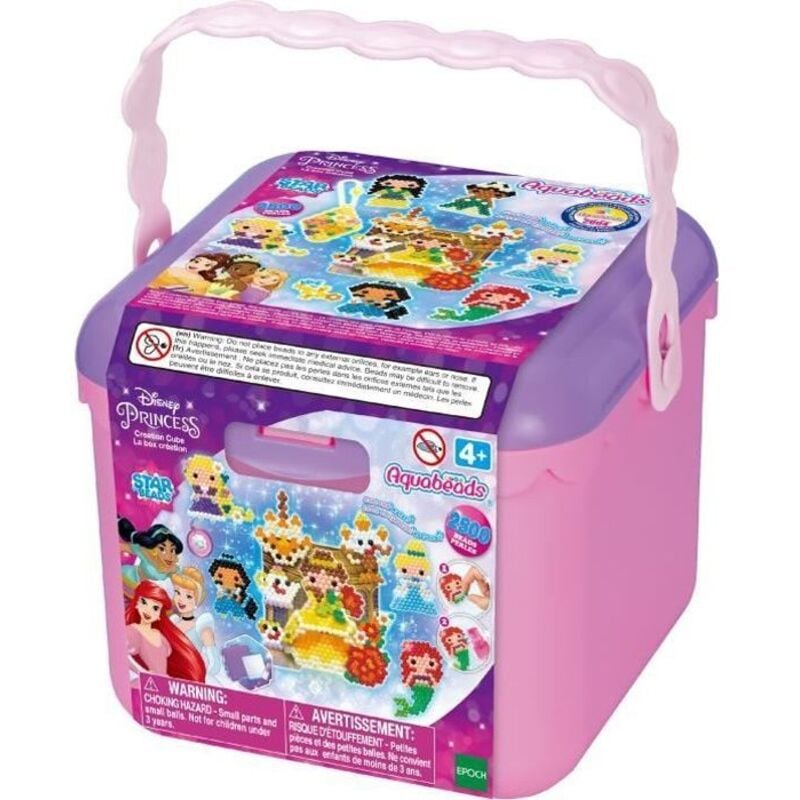 Aquabeads - Jouet Princesses Disney - Recrée les scenes de tes films préférés - Rose - Mixte - Enfant - 4 ans