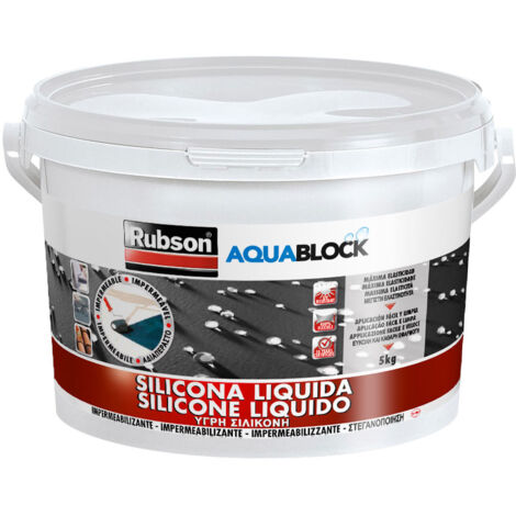 Aquablock Silicone Liquido SL3000 Bianco RUBSON 5 kg