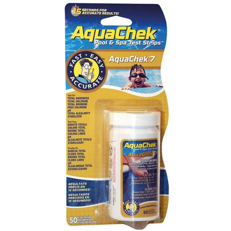 50 Wasserteststreifen, 7 Funktionen - Aquachek - 541752aeu
