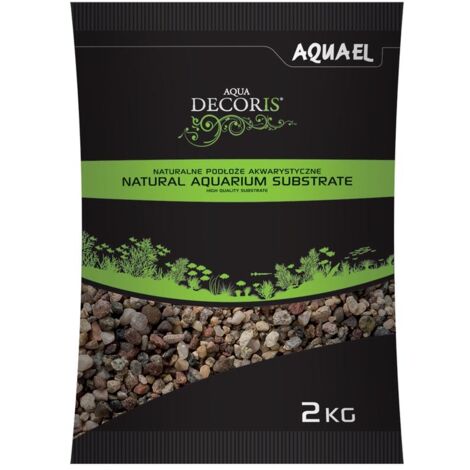 AQUAEL GHIAIA NATURALE MULTICOLORE 3-5 MM - 2 KG