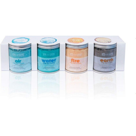 AquaFinesse Spa Crystals Spa de Luxe Düfte Badesalz 4er Pack