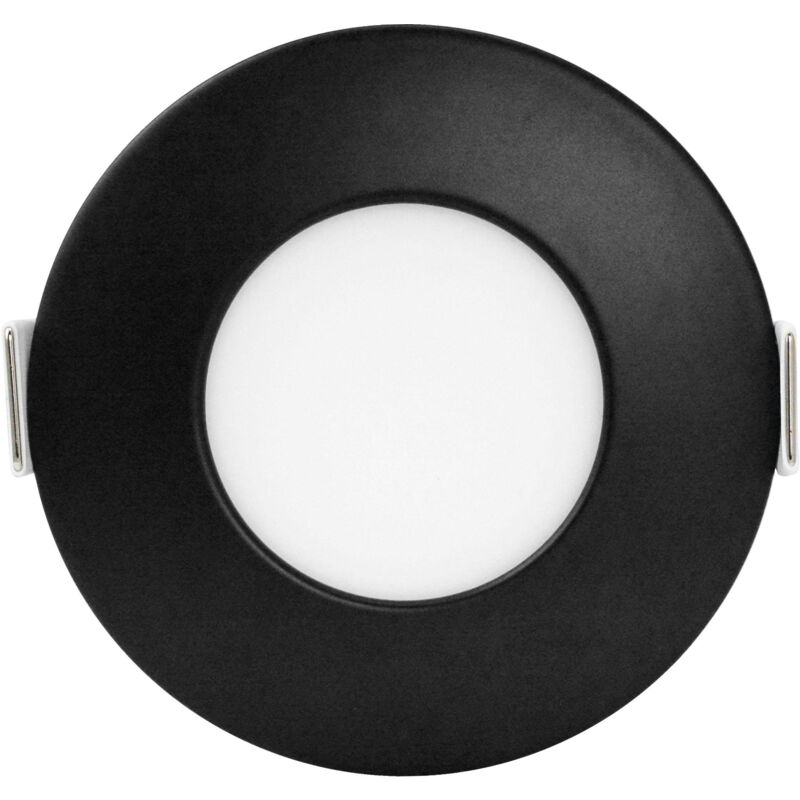 Aquaflat Encastré IP20/65 Vol.2 fixe noir led intég. 6W 4000K 480lm Aric 50793