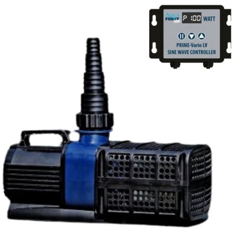 AquaForte Vario 20000LV-12Volt regelbare Teichpumpe Filter Schwimmteich Kinder sicher