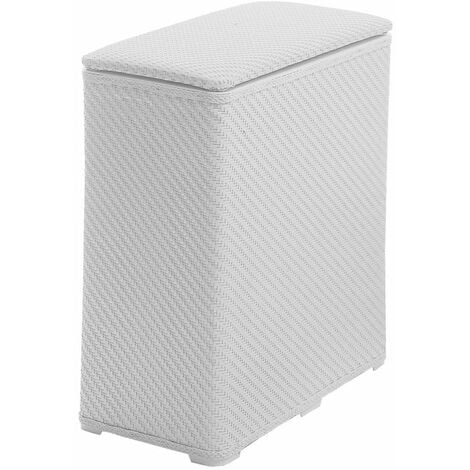 Aqualine Accessoires - Corbeille à linge 50x55x28 cm, blanc 203802