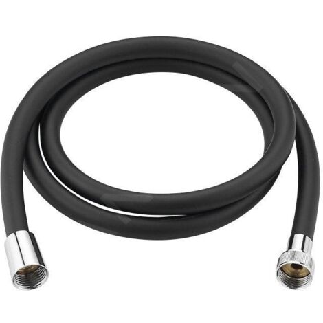 Aqualine Accessoires - Flexible de douche Nopel, 1500 mm, noir mat 11079