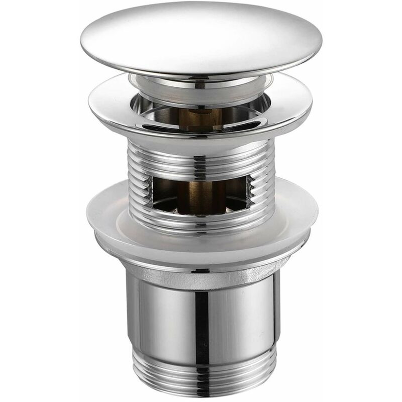 Aqualine - Accessoires - Bonde de lavabo, ClickClack, chrome TF7001