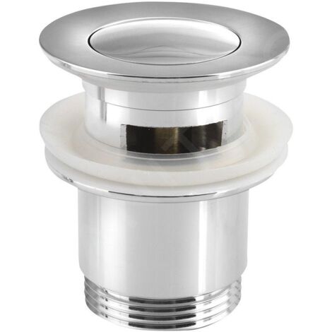 Aqualine Accessoires - Garniture de vidage refermable, ClickClack, chrome CV1008