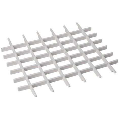 Aqualine Accessoires - Grille universelle pour vidoirs suspendus, plastique, blanc PI5020