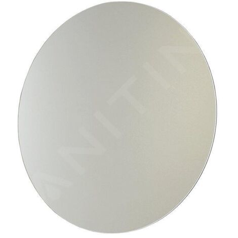 Aqualine Accessoires - Miroir, diamètre 700 mm, sans facette ni charnière 22445