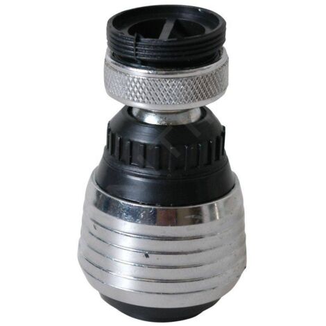 Aqualine Accessoires - Perlator avec articulation et interrupteur, réducteur F22x1, M24x1, chromé B003