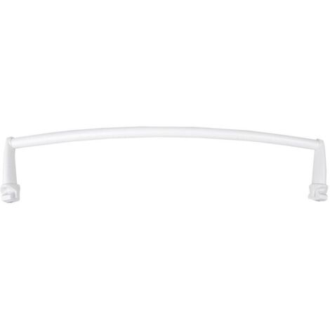 Aqualine Accessoires - Porte-serviettes pour éléments chauffants, longueur 430 mm, blanc IDO-50