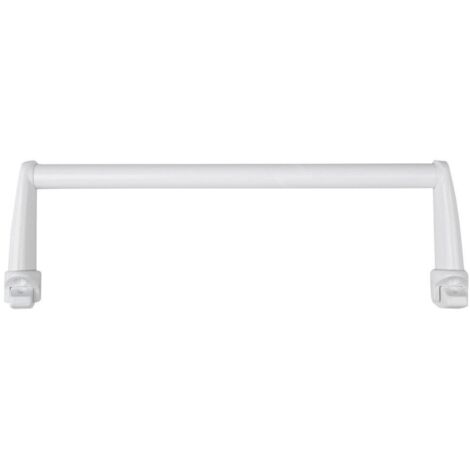 Aqualine Accessoires - Séchoir de serviettes, montage sur corps de chauffe, longueur460x125 mm, blanc IDR-50