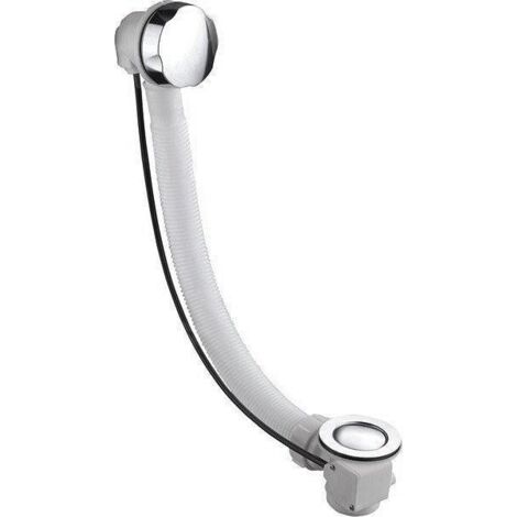 Aqualine Accessoires - Vidage baignoire et trop-plein 600 mm, chrome TY1002