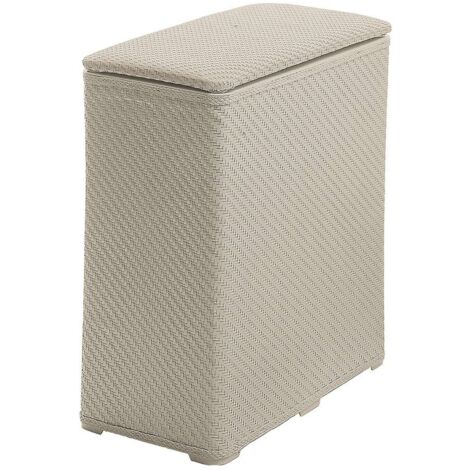 Aqualine Accessoires - Wäschekorb 50x55x28 cm, beige 203803