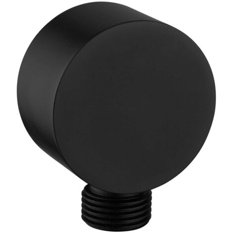 Aqualine Accessori - Presa d'acqua a muro, nero opaco SC371B